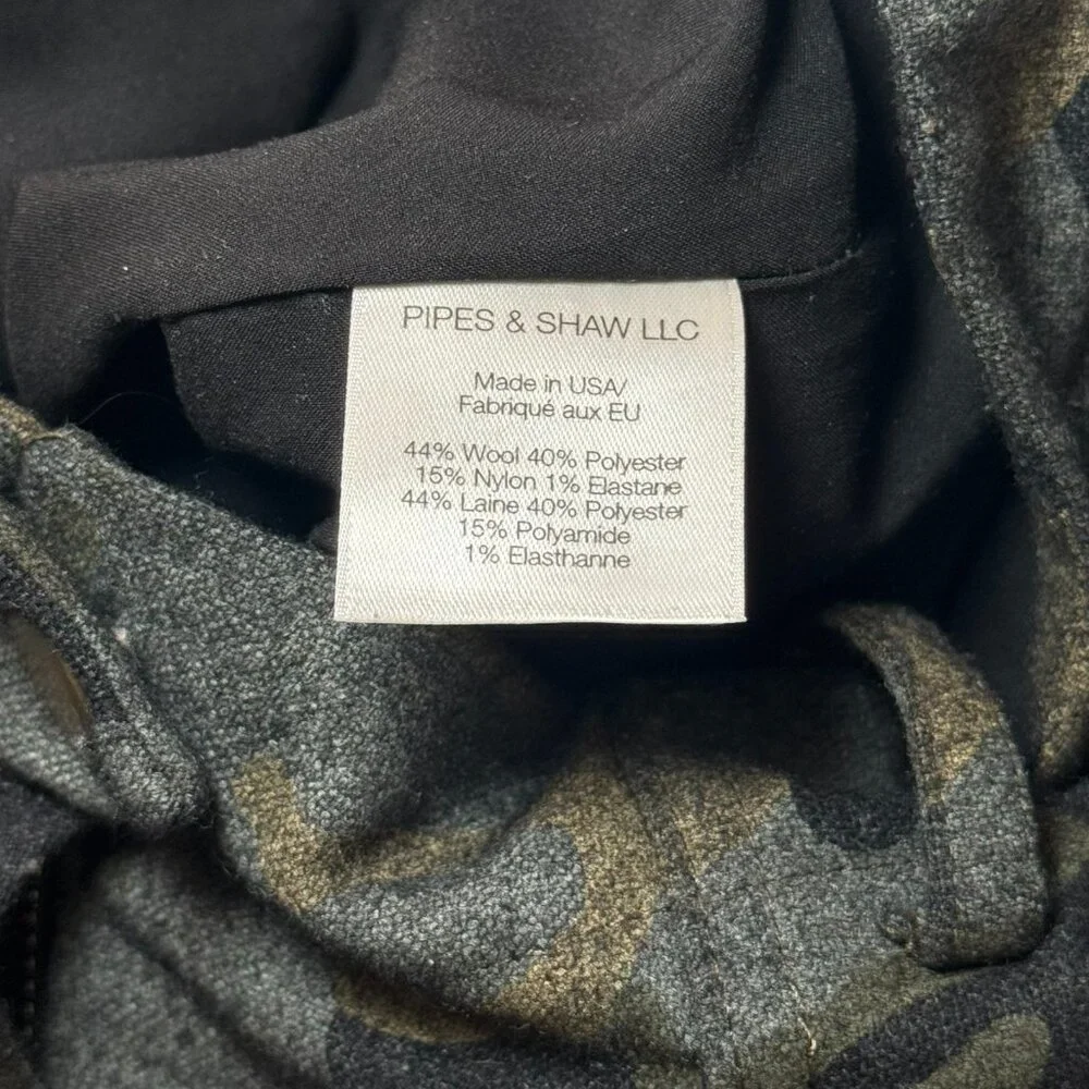 Veronica Beard 'Field Cargo'Camouflage Pants‎  Woll Blend size 6 $395